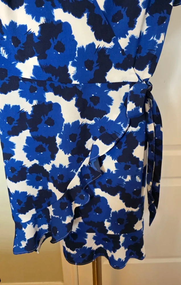 Banana Republic Blue and White Floral Mini Dress image indicator(4)