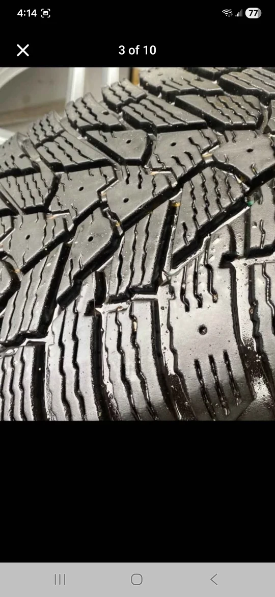 winter tires on rims (225/65R17, 5×127 - photo 3