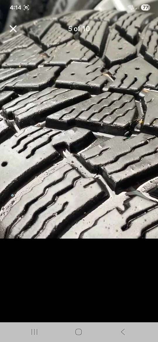 winter tires on rims (225/65R17, 5×127 - photo 5