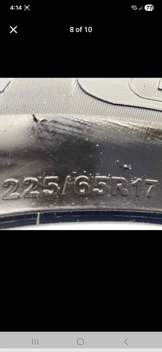 winter tires on rims (225/65R17, 5×127 image indicator(6)