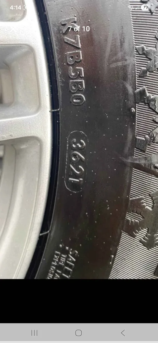 winter tires on rims (225/65R17, 5×127 image indicator(7)