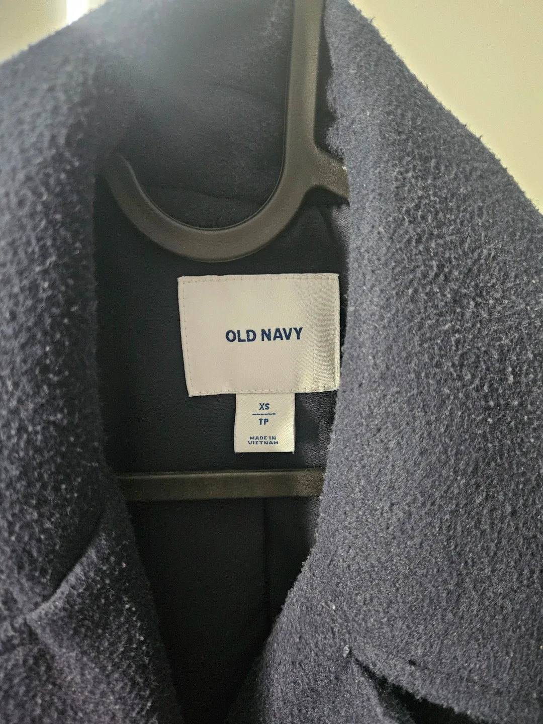 Old Navy Navy Blue Pea Coat - XS image indicator(2)