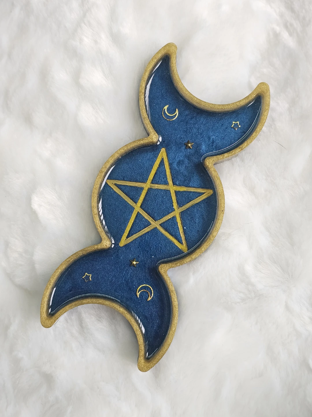 Triple Moon Goddess Trinket Tray