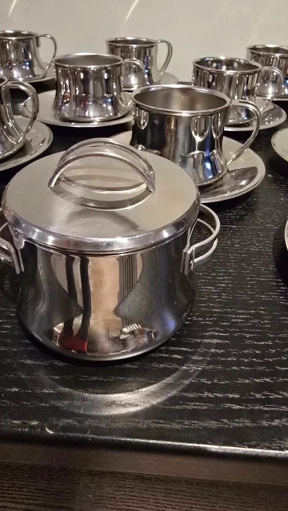 Estate Ambrosia 18/10 Stainless Steel Tea Set image indicator(5)