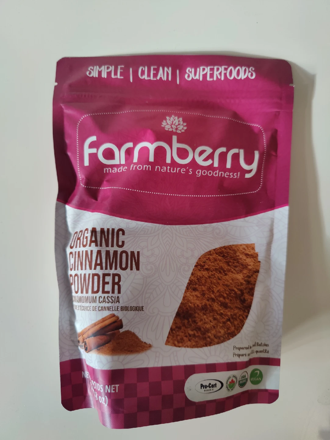 Organic Traditions Cacao Powder & Farmberry Cinnamon Powder - photo 4