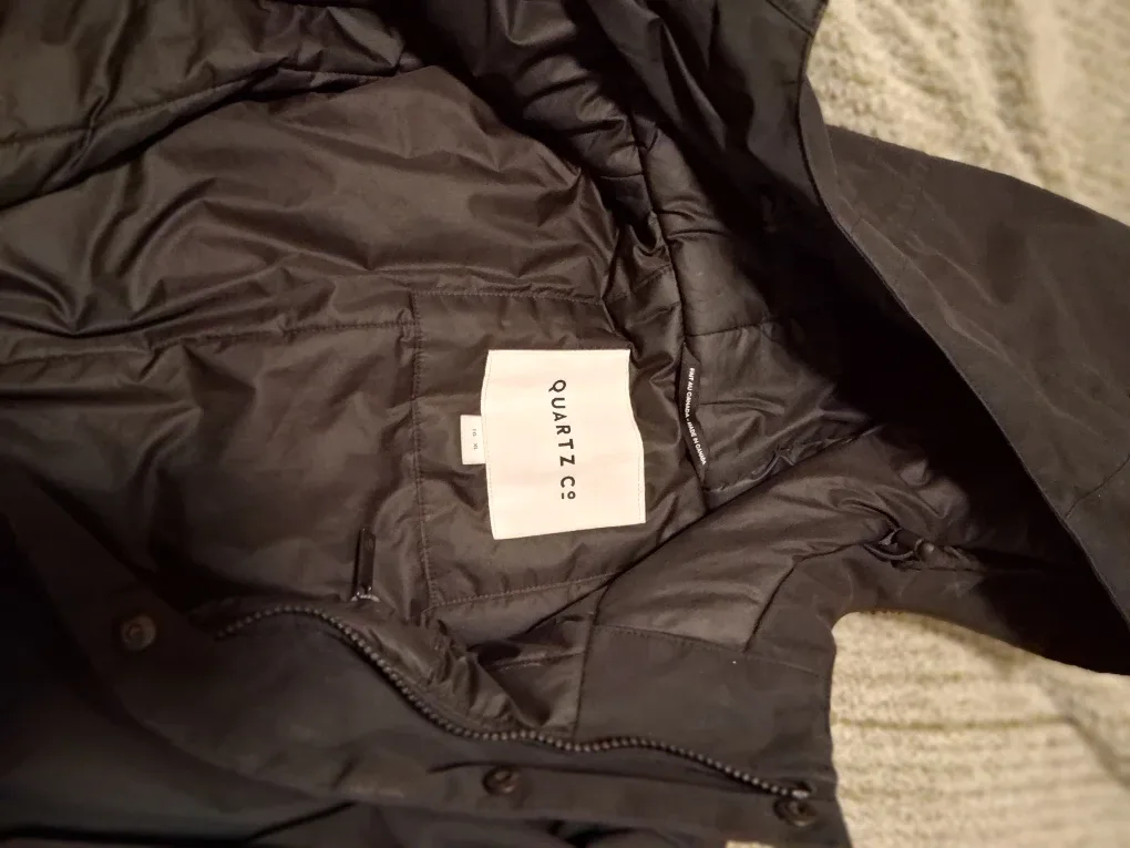 Quartz Co. Black Winter Jacket - Size XL image indicator(2)