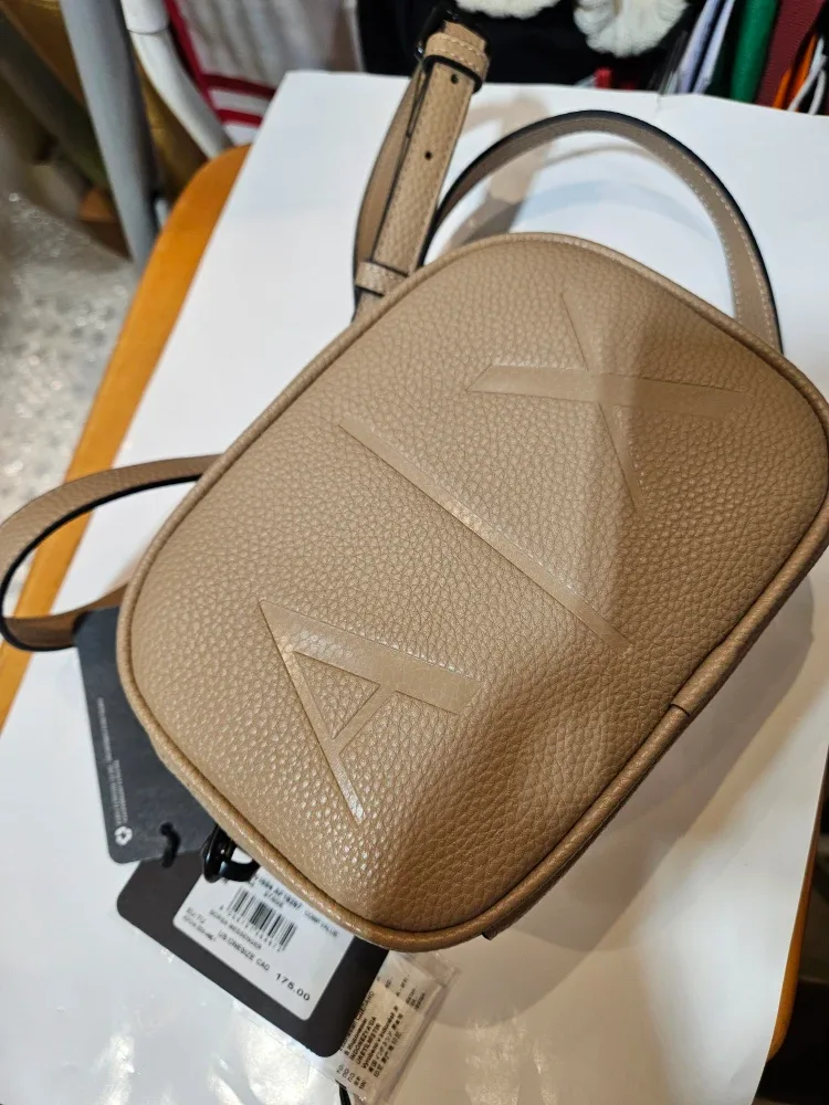 Armani Exchange Beige Crossbody Bag - New with Tags! image indicator(6)