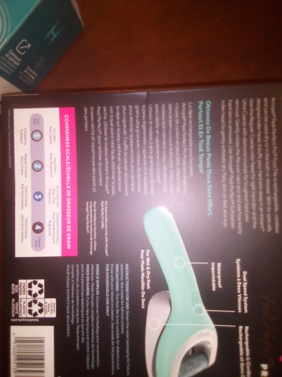 Amopé Pedi Perfect Pro Rechargeable Foot File image indicator(2)