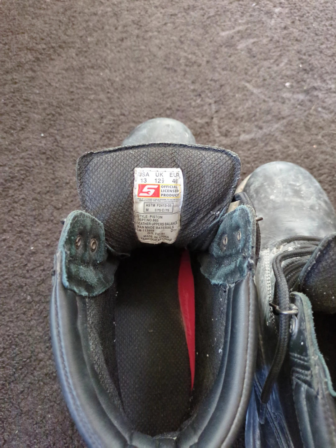 Snap-on Black Work Boots - Size 13 - photo 2