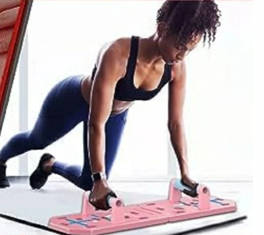 Pink Push Up Board Foldable Press Up Boards Fitness Workout ...