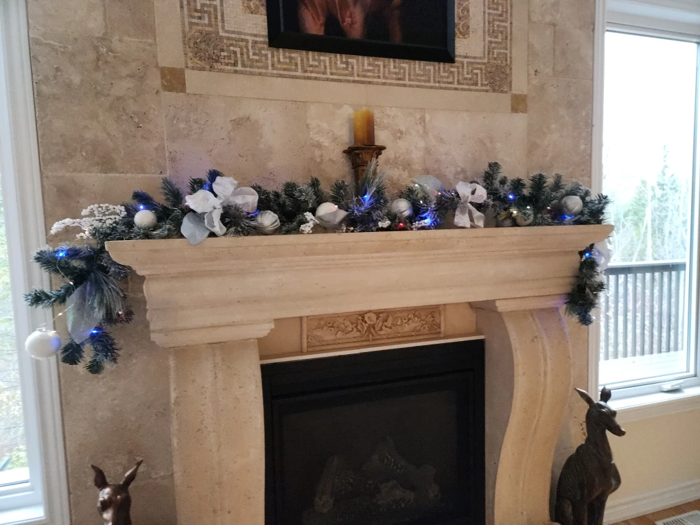 Christmas garland battery operated