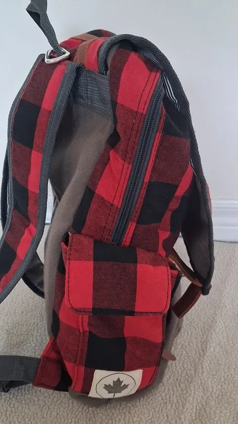 Toronto EST. 1834 Plaid Backpack image indicator(3)
