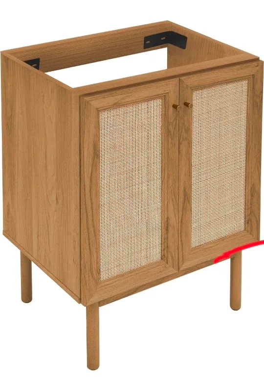 Swiss Madison 24" Oak Bathroom Vanity Cabinet Only image indicator(5)