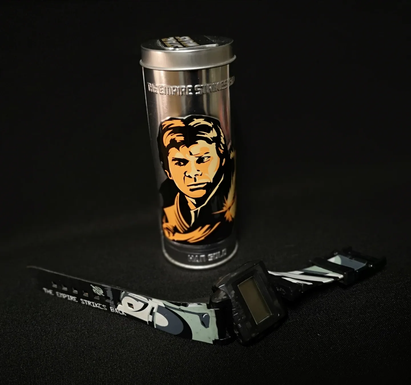 2005 Lucasfilm Ltd. Boba Fett + Han Solo ~ Star Wars Watch image indicator(4)