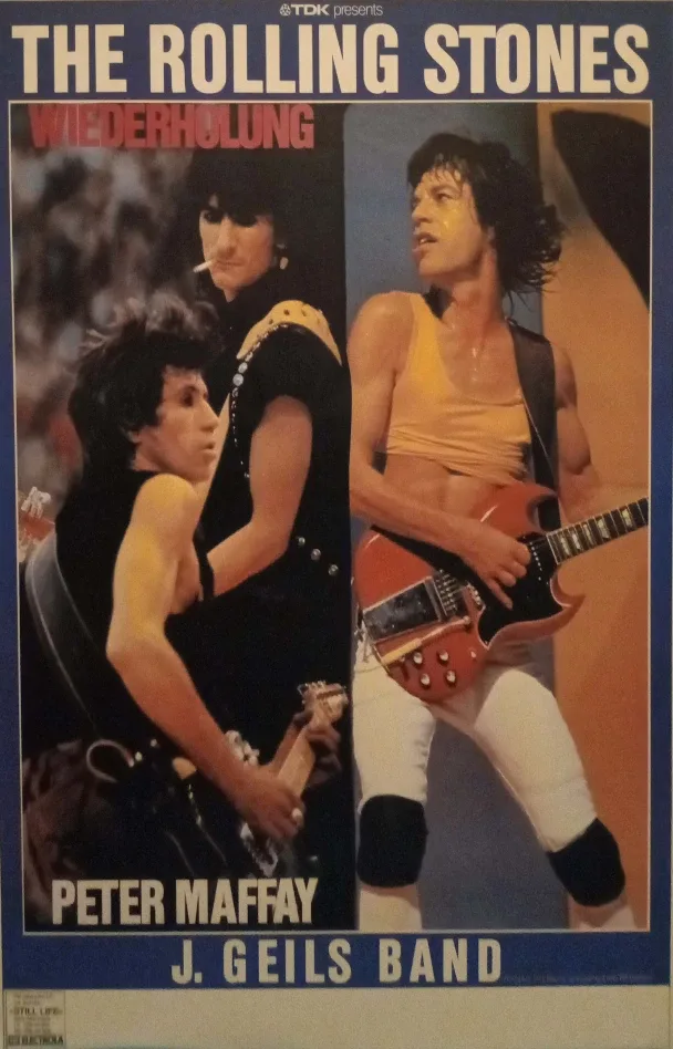 ROLLING STONES MUSIC POSTER  Wederhouling