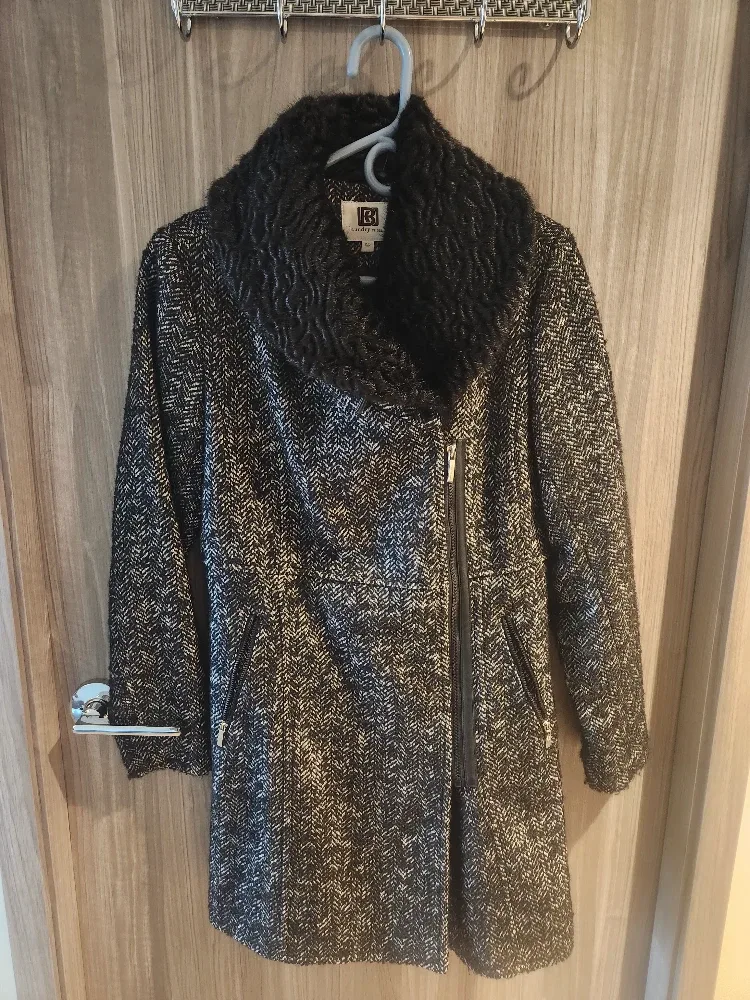 Laundry by Design Herringbone Coat - Size S
