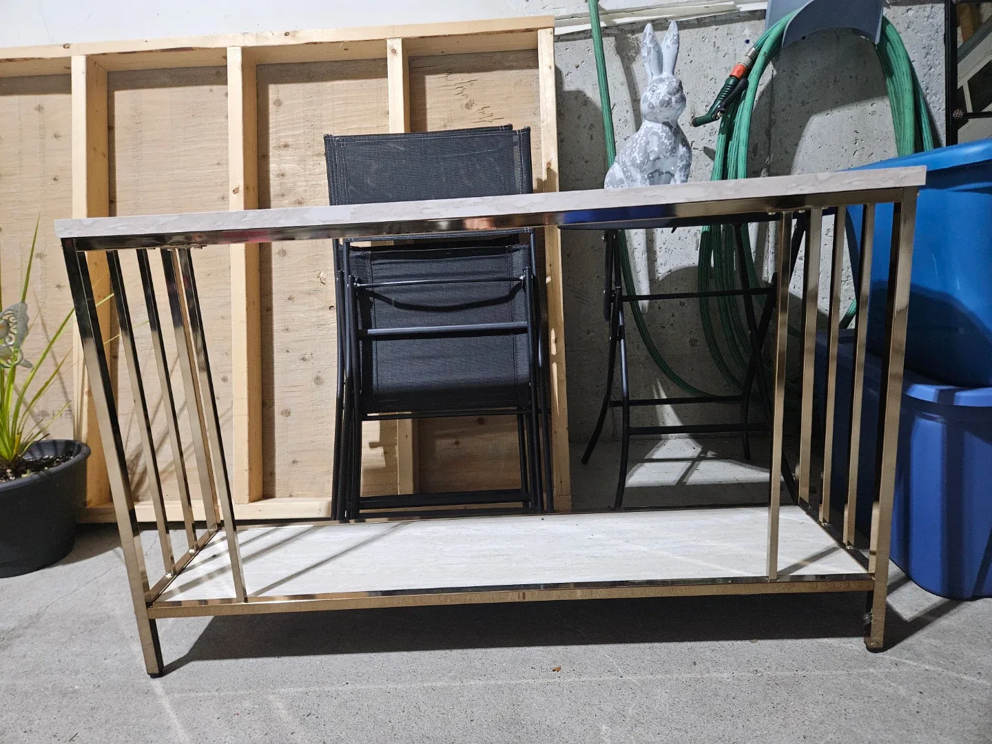 Console Table with Gold Frame image indicator(2)