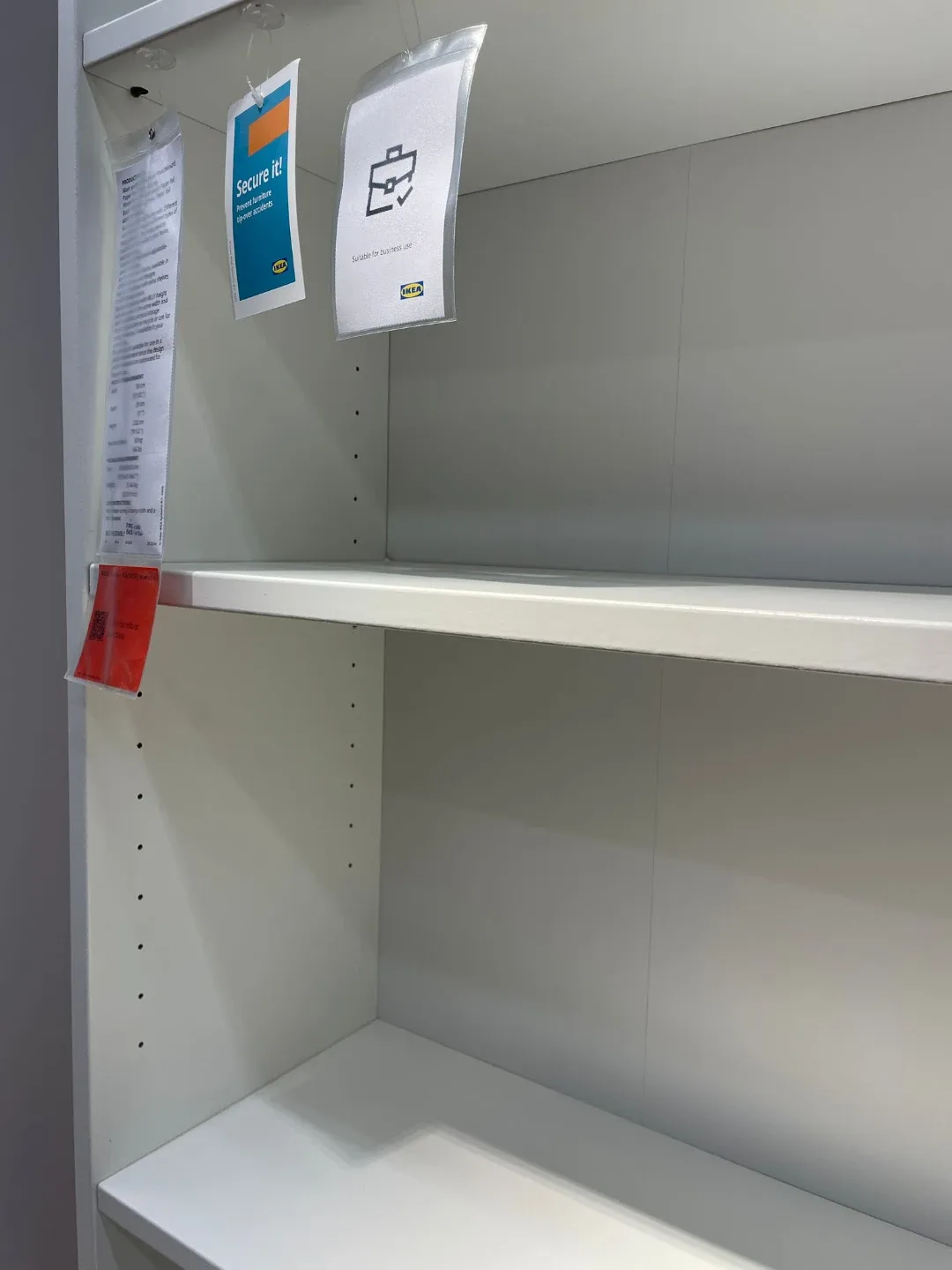 IKEA BILLY Bookcase - 80x28x202 cm, White image indicator(4)