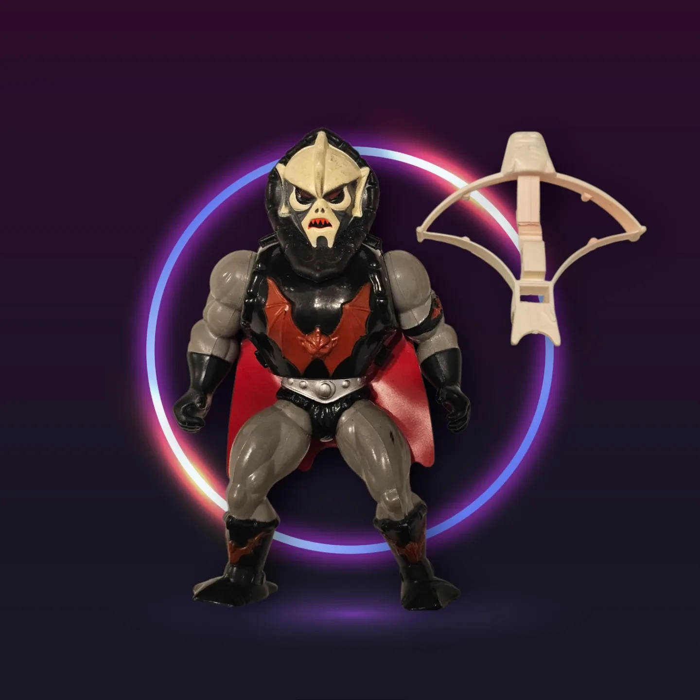 Vintage MOTU Hordak Action Figure with Crossbow