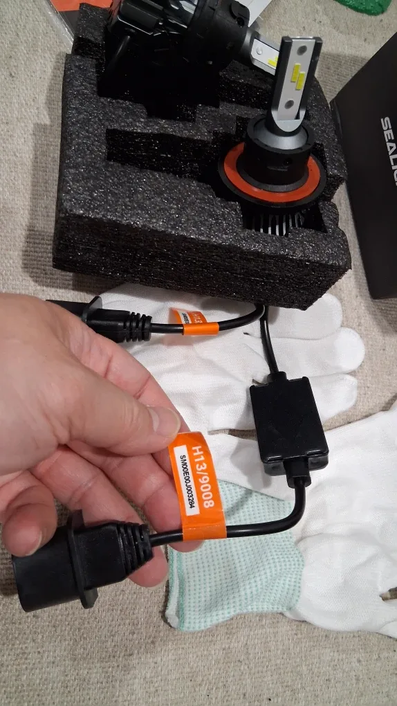 LED Headlights S1 H13/9008, SUPER BRIGHT 32000 Lumen, 6000K image indicator(4)