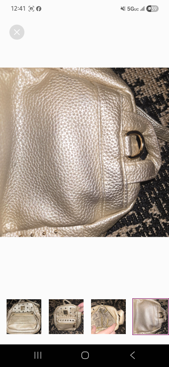 gold studded women small bag - photo 3