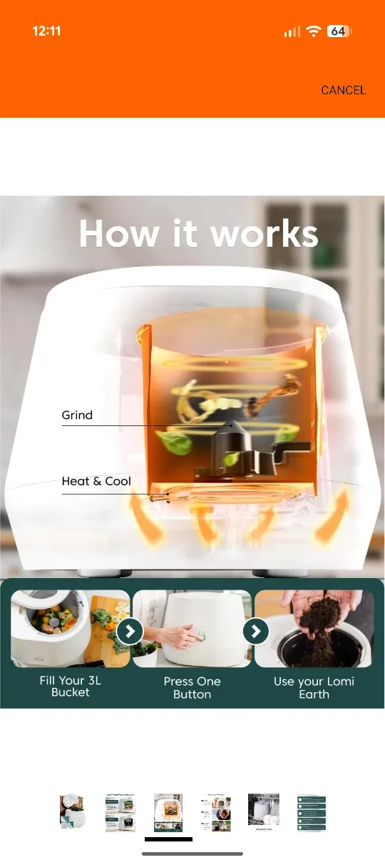 Lomi Food Waste Recycler image indicator(3)