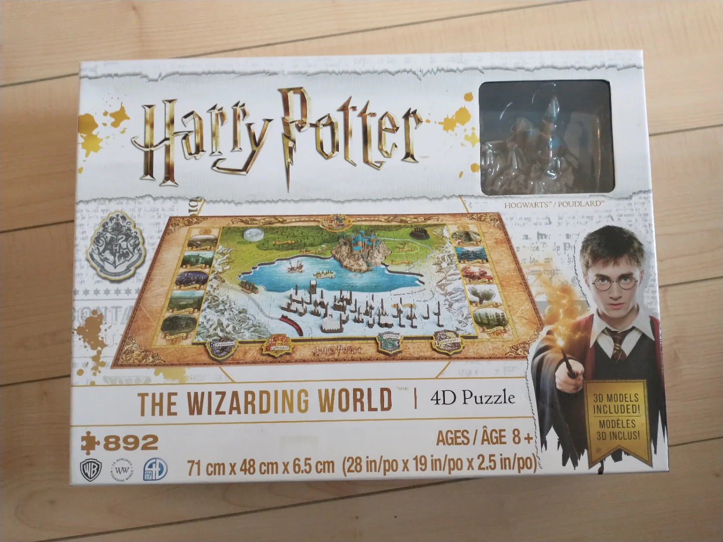 Harry Potter 4D Wizarding World Puzzle (892 Pieces)