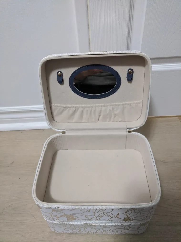 Makeup Organizer Case - Floral Pattern image indicator(2)