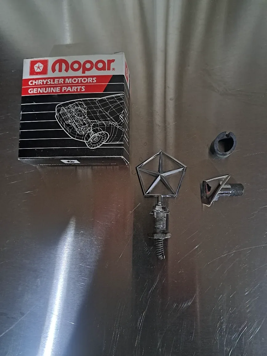 Mopar Chrysler Motors Hood Ornament with Box