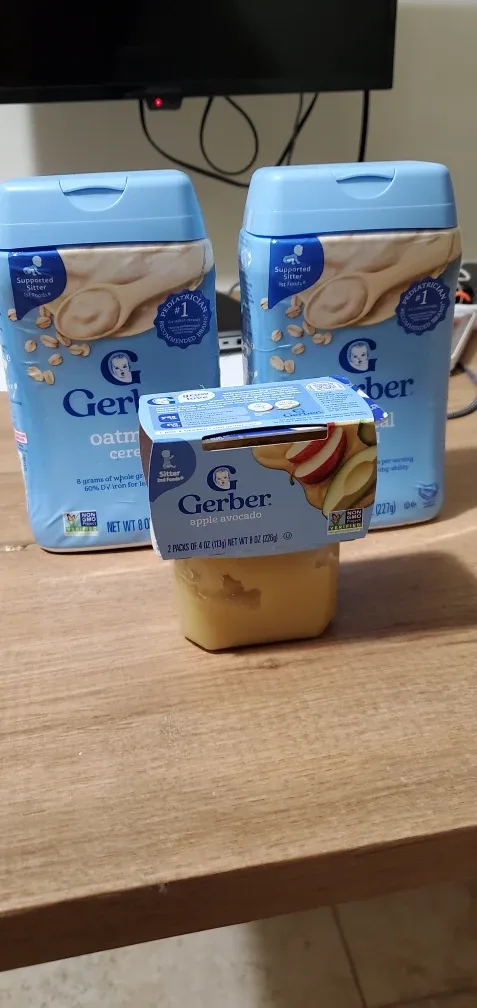 Gerber Oatmeal Cereal & Apple Avocado