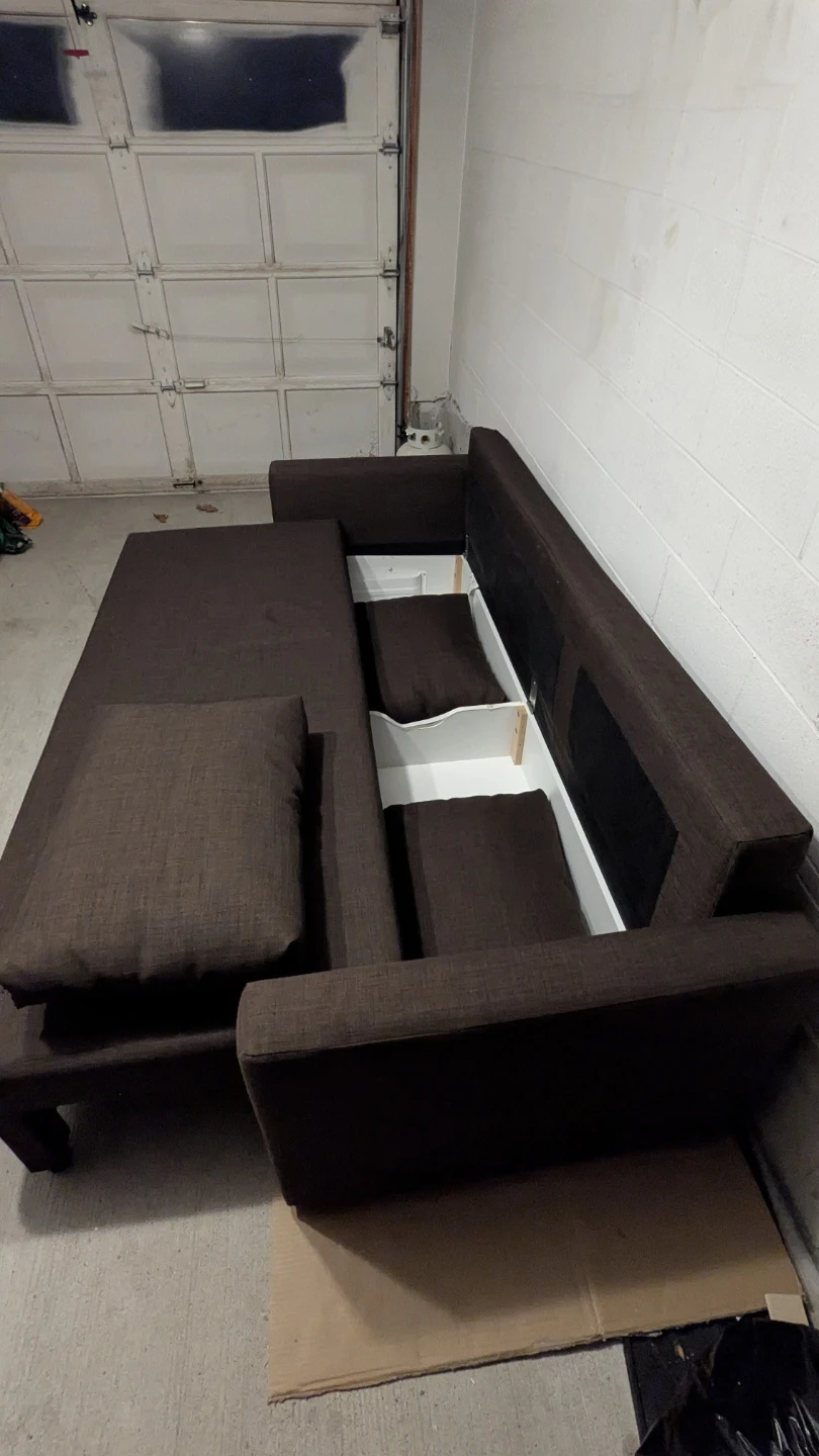 Brown IKEA FRIHETEN Sofa Bed - Great Condition! - photo 3