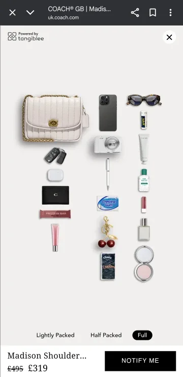 Coach Madison Shoulder Bag with Quilting - Chalk image indicator(6)