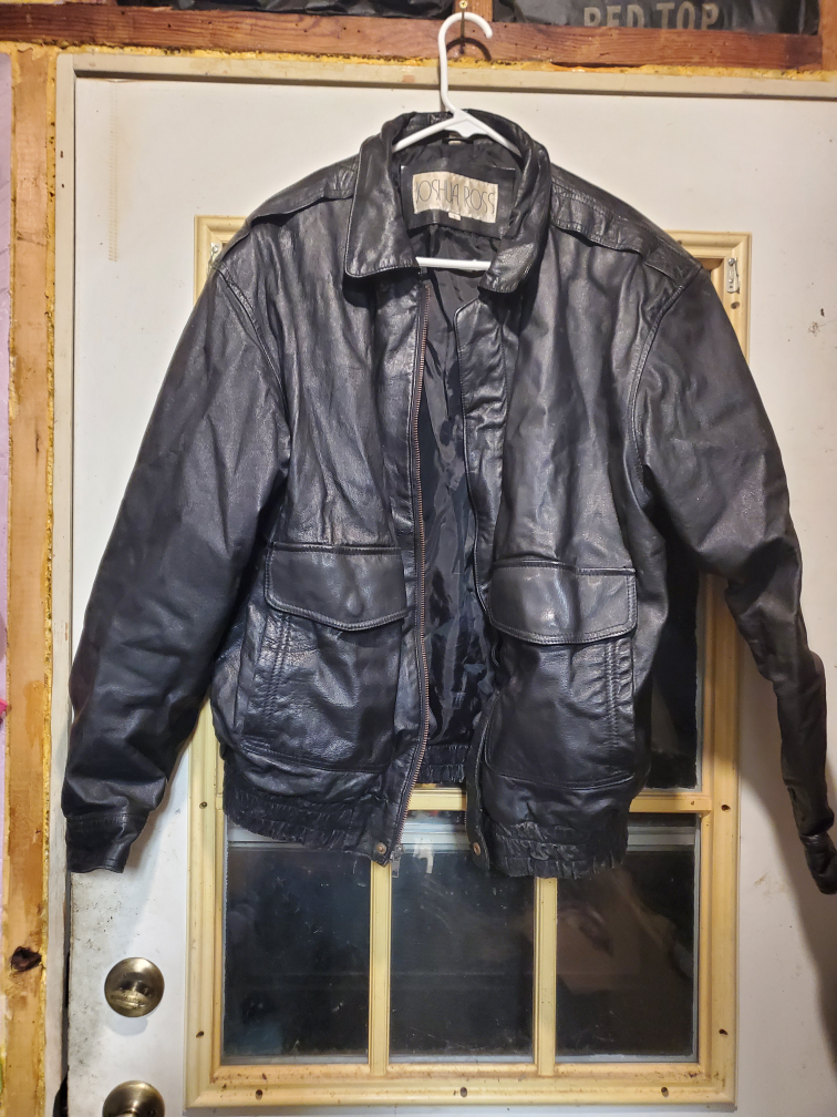Joshua Ross Leather Jacket - Size L