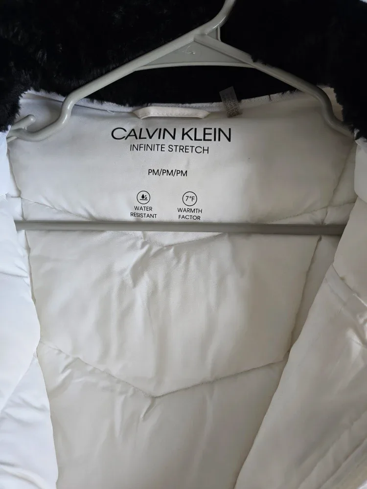 Calvin Klein Infinite Stretch PM White Puffer Jacket