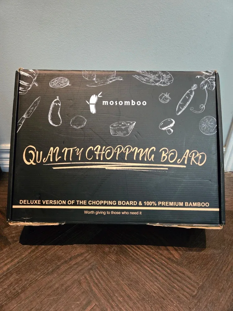 Mosomboo Green Bamboo Chopping Board Set - New image indicator(3)