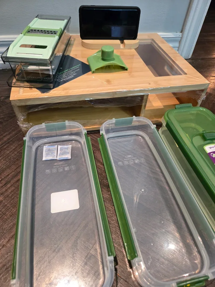 Mosomboo Green Bamboo Chopping Board Set - New image indicator(7)