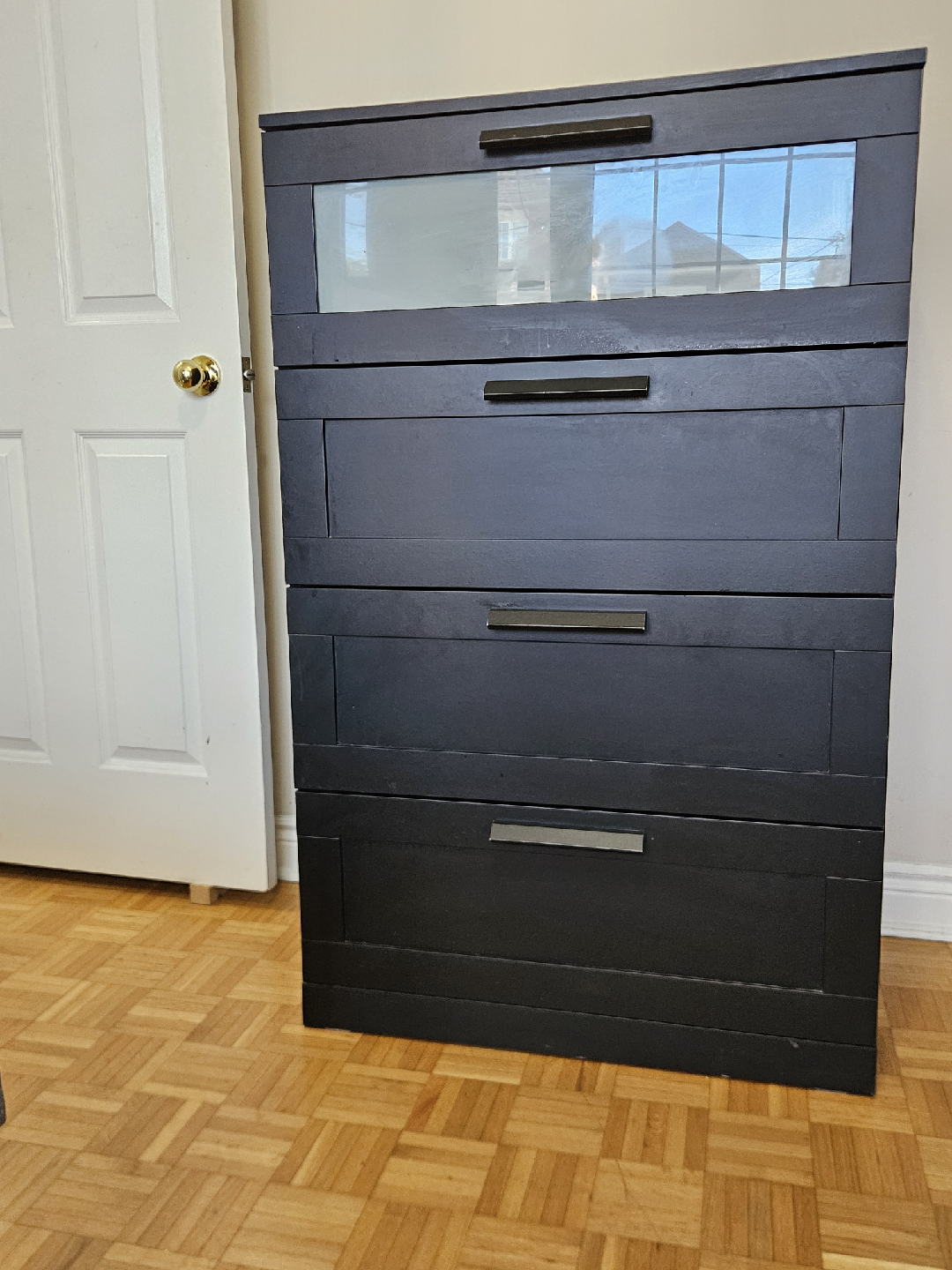 IKEA Malm Dresser - Black-Brown