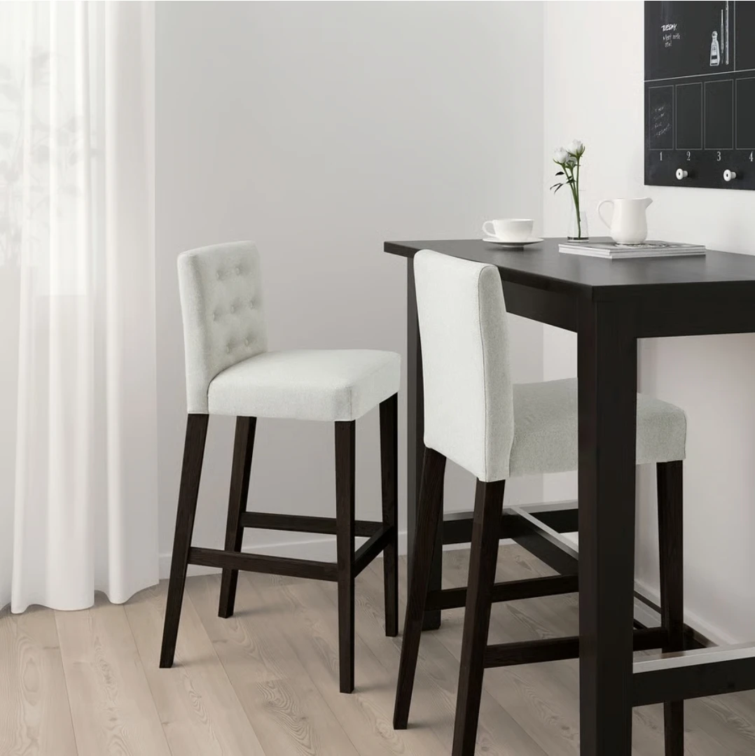 Set of 4 Upholstered Counter Height Stool - photo 2