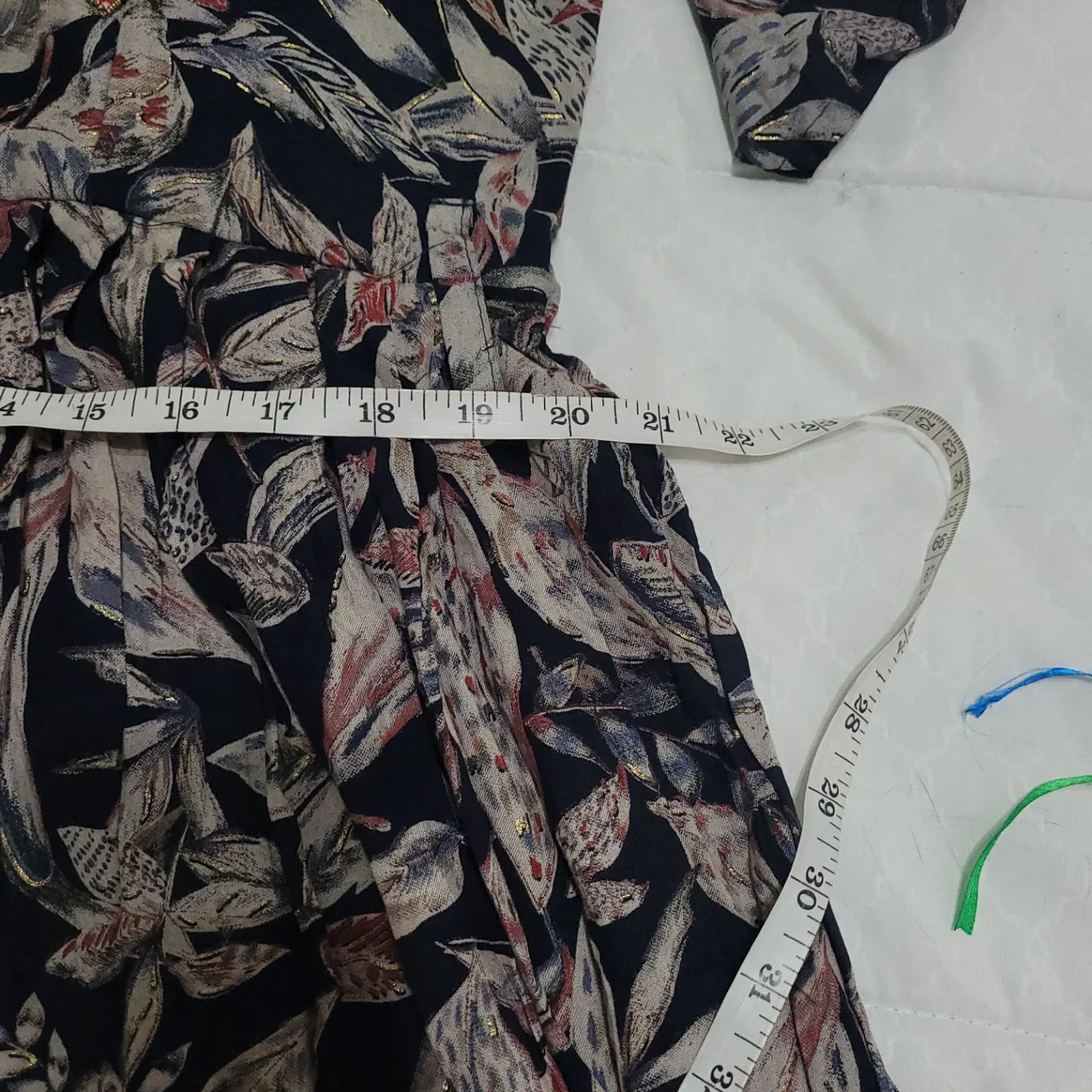 Floral Print Maxi Dress - Size L image indicator(3)