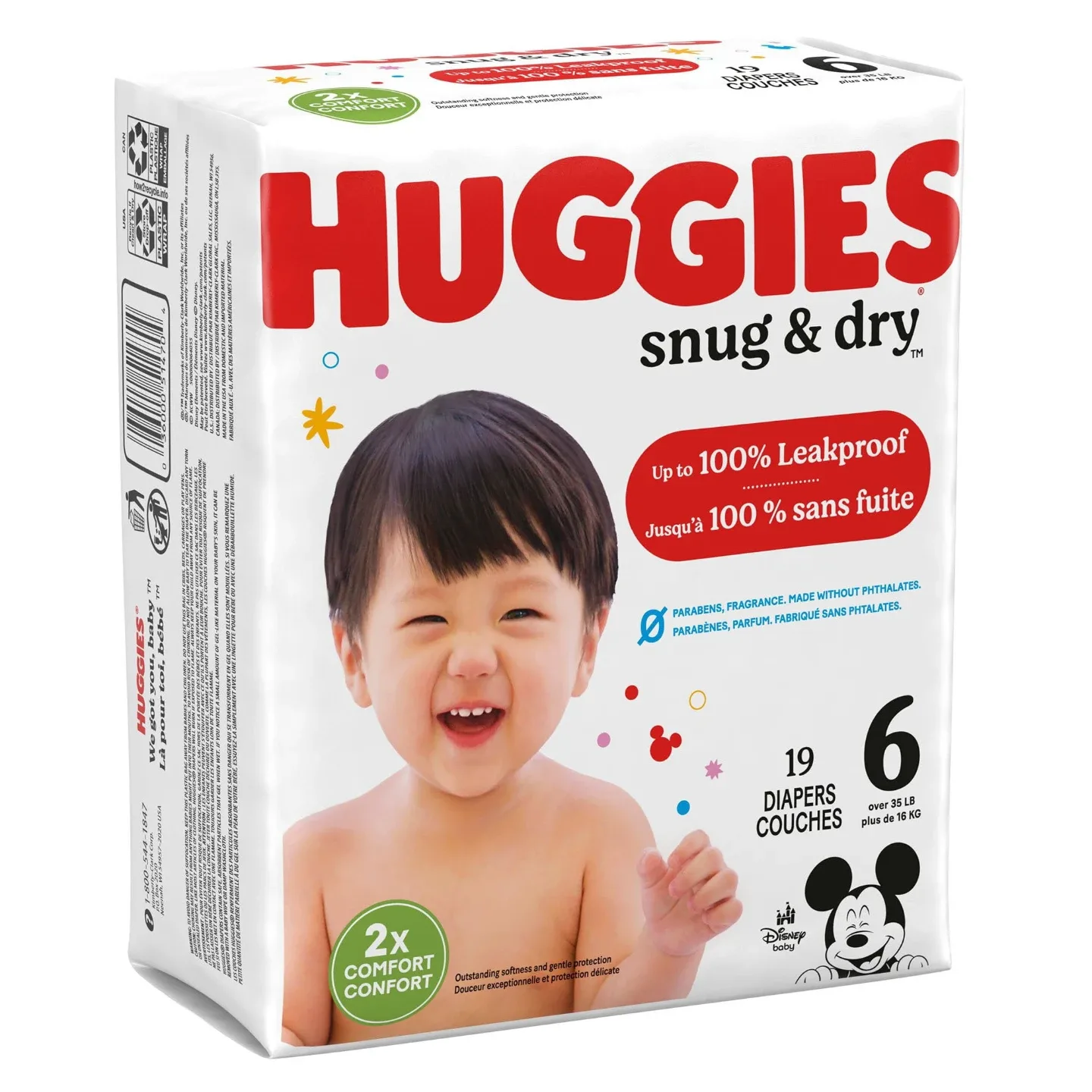 Huggies Snug & Dry Diapers, Size 6, 19 Count image indicator(3)