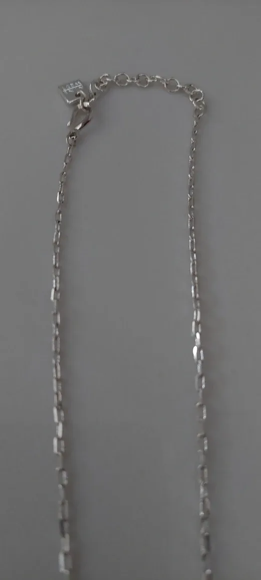 Silver Tone Necklace with Purple Accents image indicator(2)