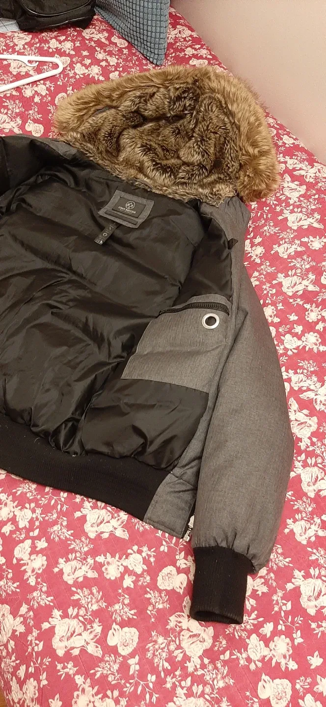 Storm Mountain Down & Feather Filled Jacket with Faux Fur Hood image indicator(8)