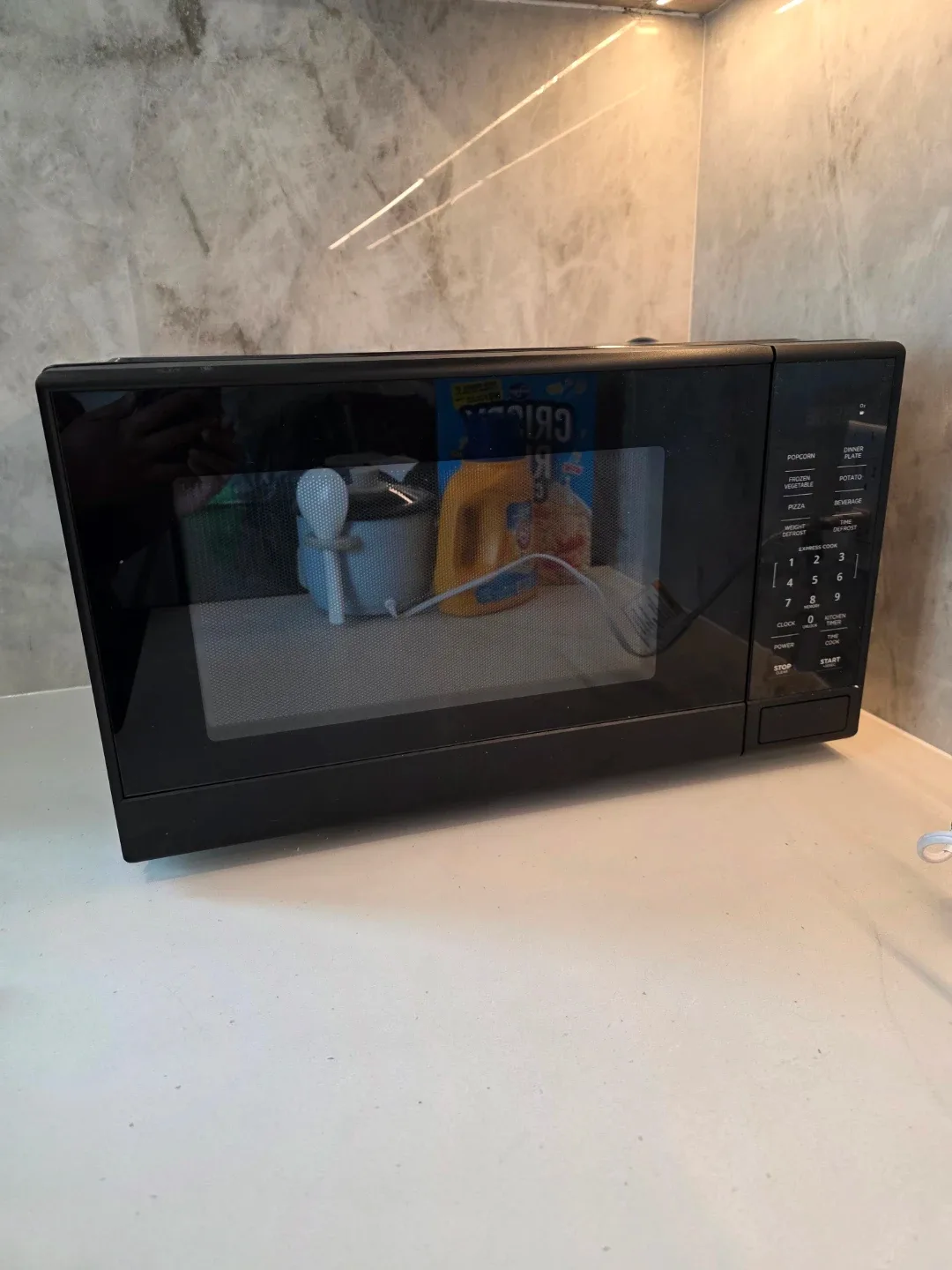 Mainstays Black Countertop Microwave Oven