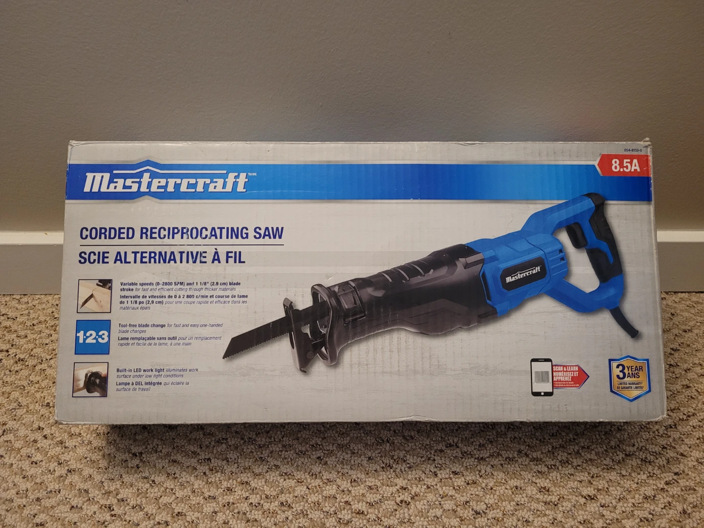 Reciprocating saw Mastercraft 8.5A - photo 5