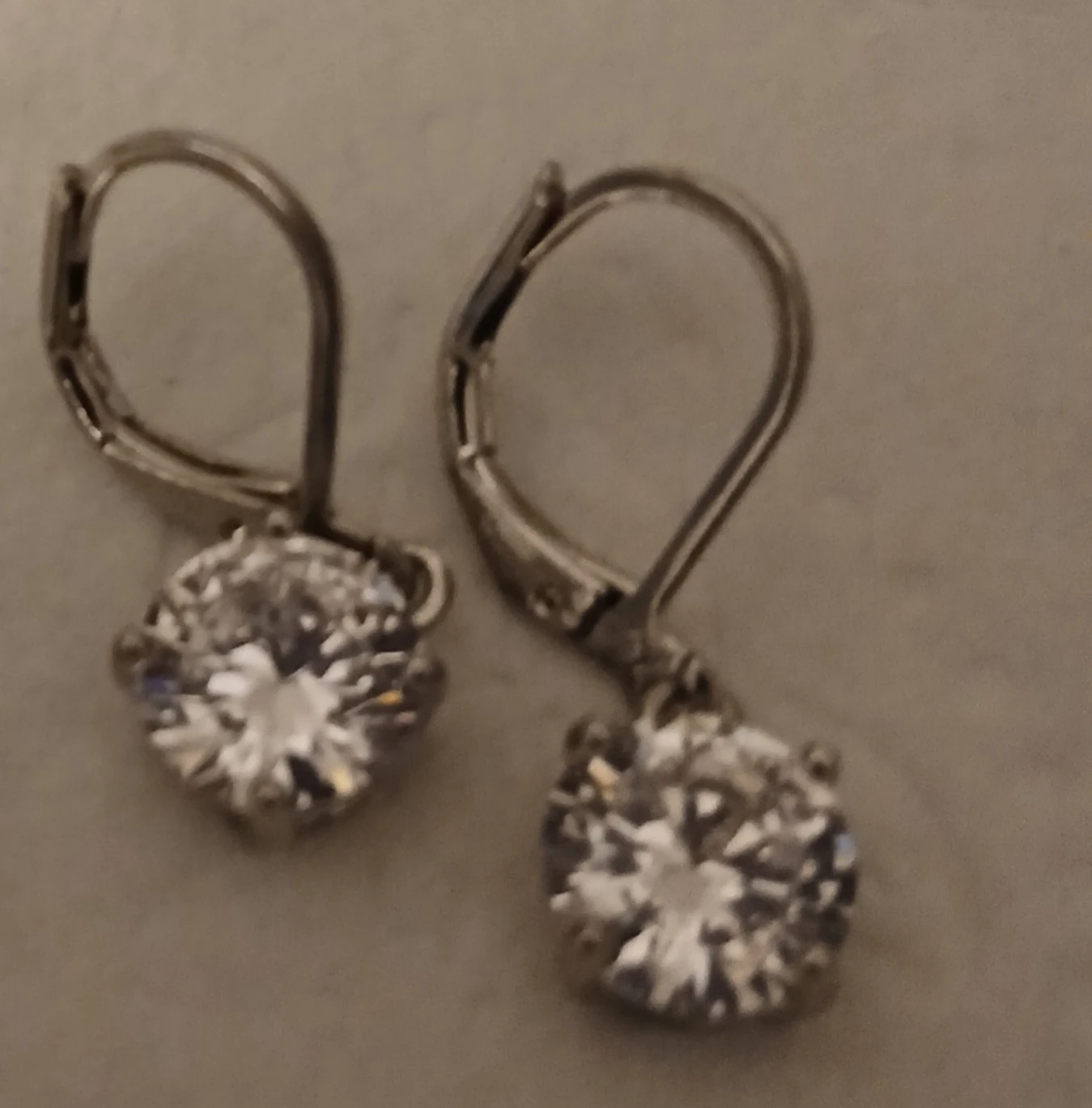 Tear drop earrings/sterlimg.silver closures - photo 2