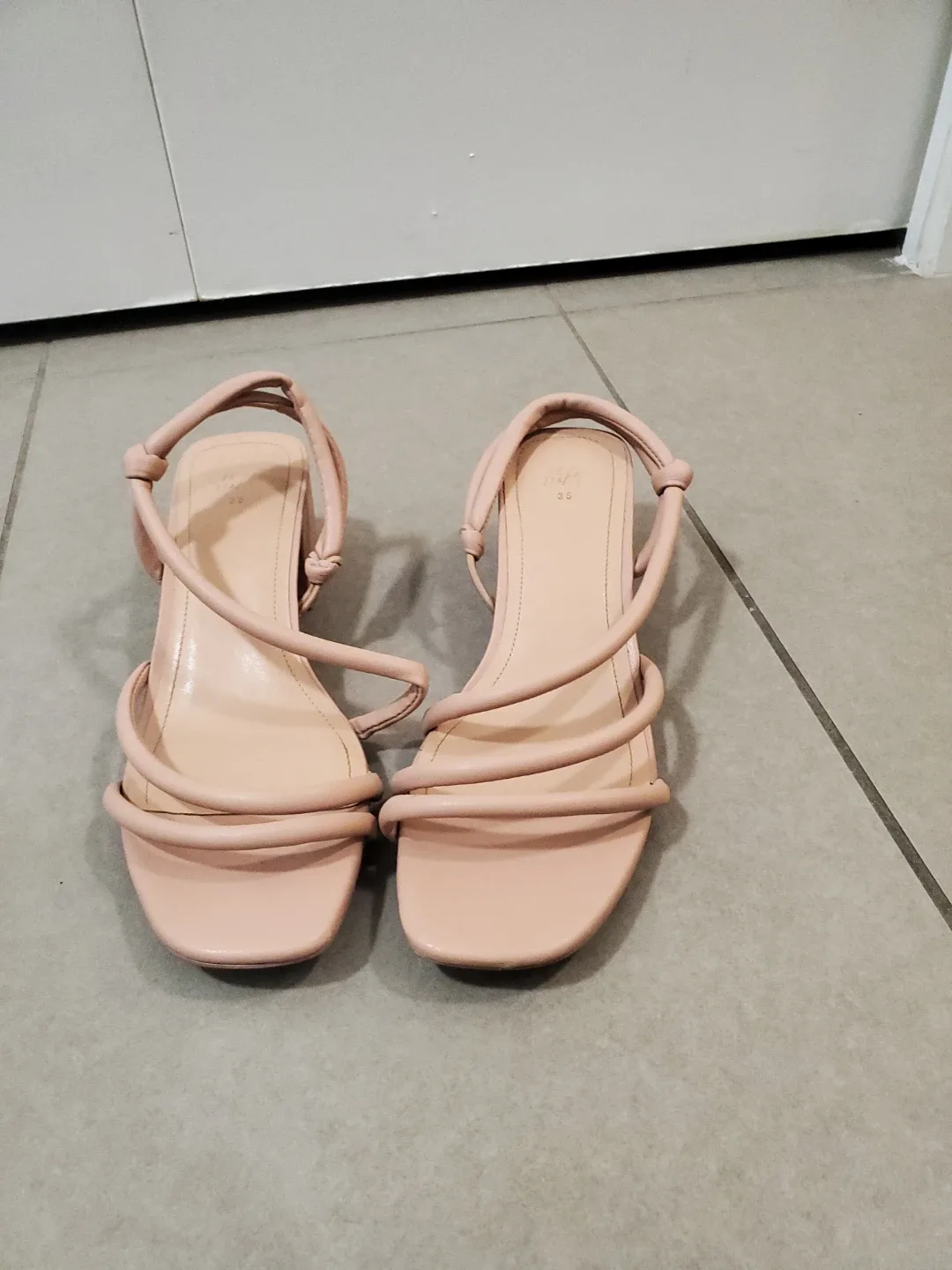 H&M Nude Sandals - Size 4 / 35