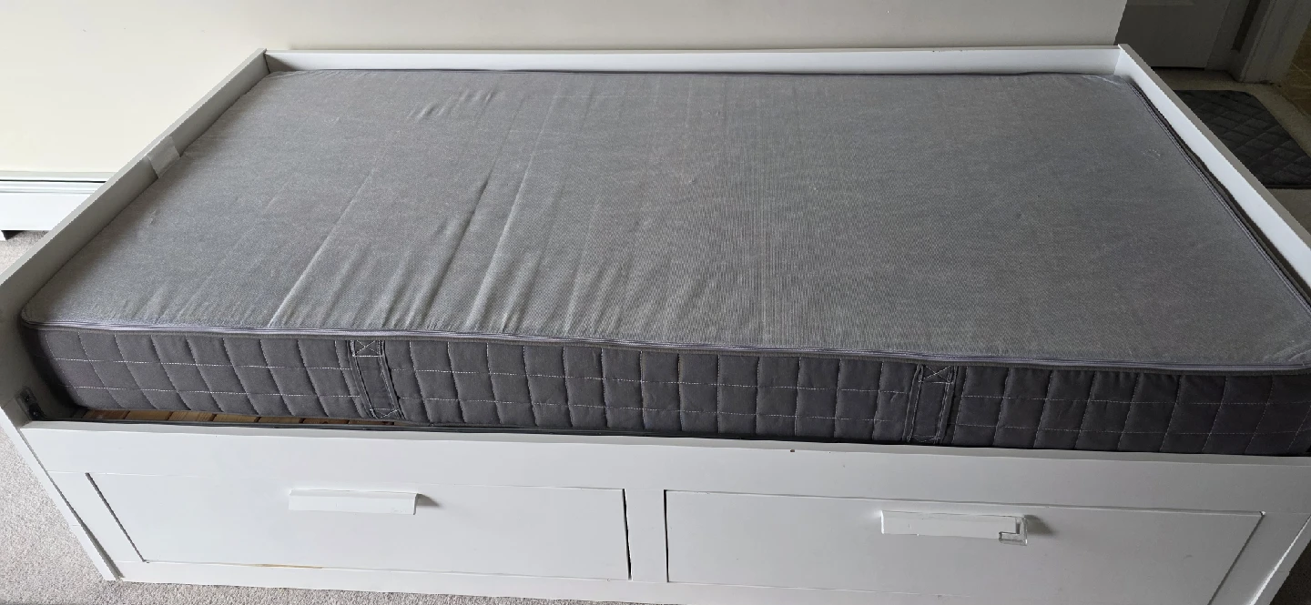White Day Bed with Drawers - photo 2
