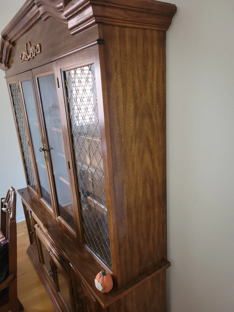 Vintage Wooden Display Cabinet - photo 3