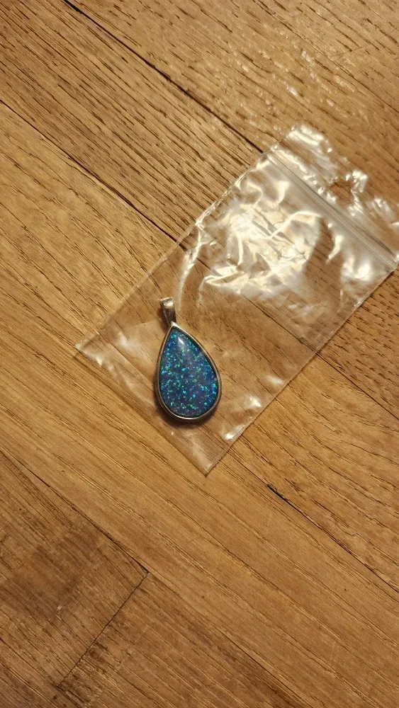 Opal Teardrop Pendant