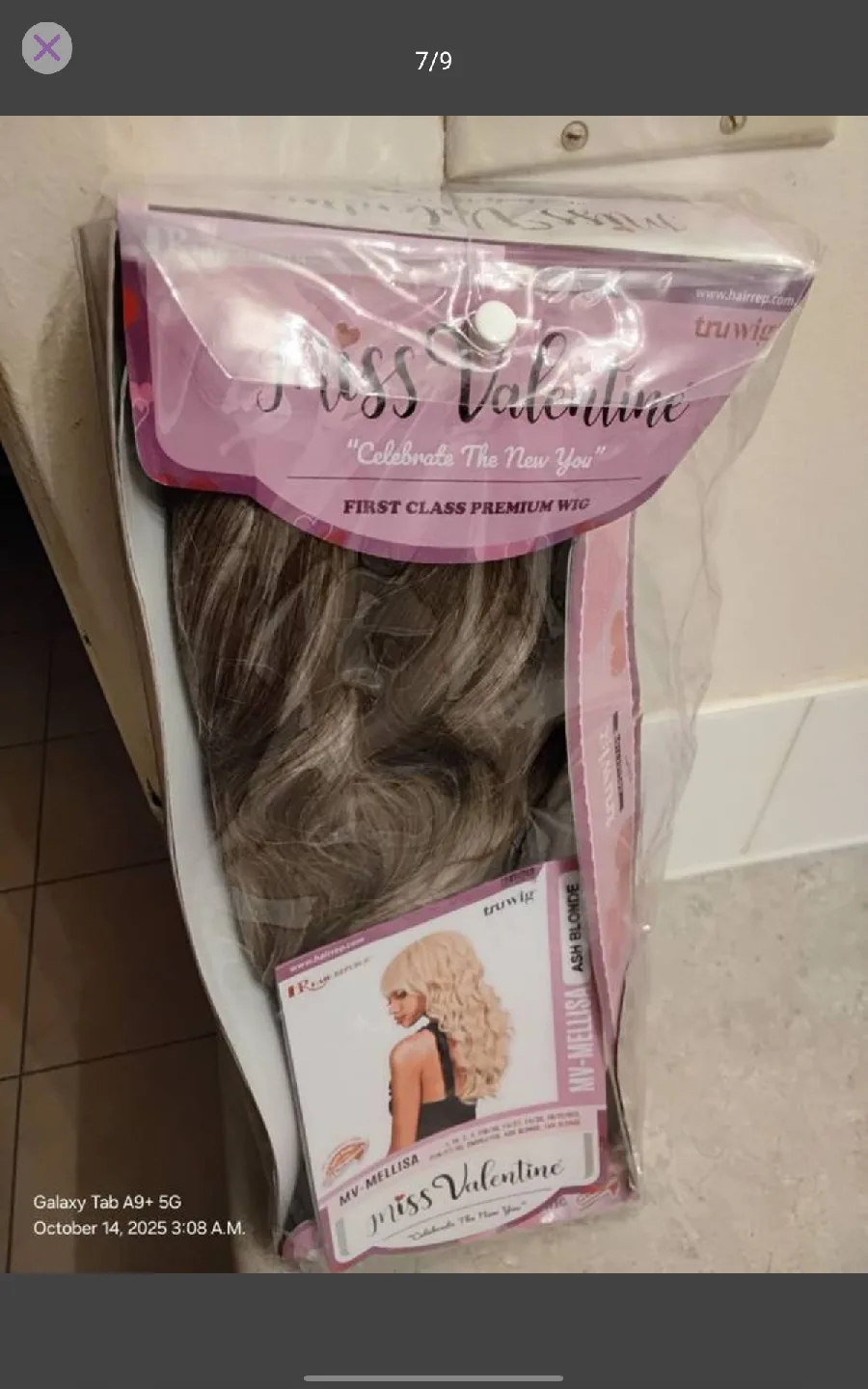 New Miss Valentine Mellisa Wig - Ash Blonde image indicator(4)